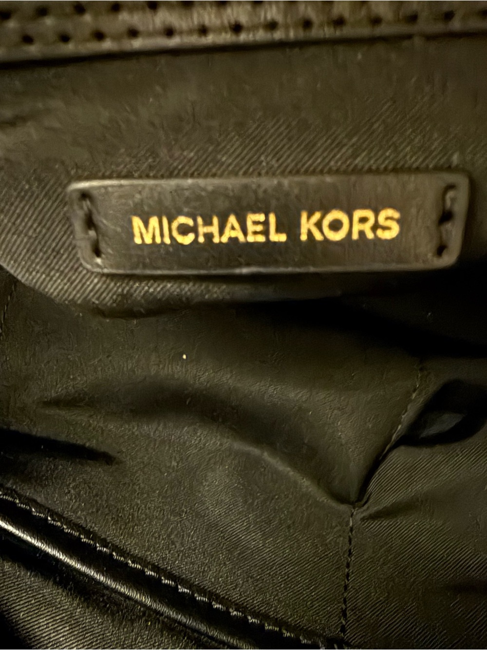 NWOT Michael Kors Hamilton Moderne Large Fringed Suede Satchel Black - Picture 6 of 10